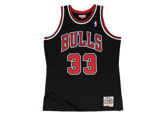 Chicago Bulls Scottie Pippen 33 Red Mitchell & Ness Swingman