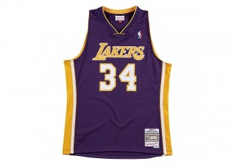 MITCHELL & NESS NBA SWINGMAN JERSEY LOS ANGELES LAKERS - SHAQUILLE ONEAL #34