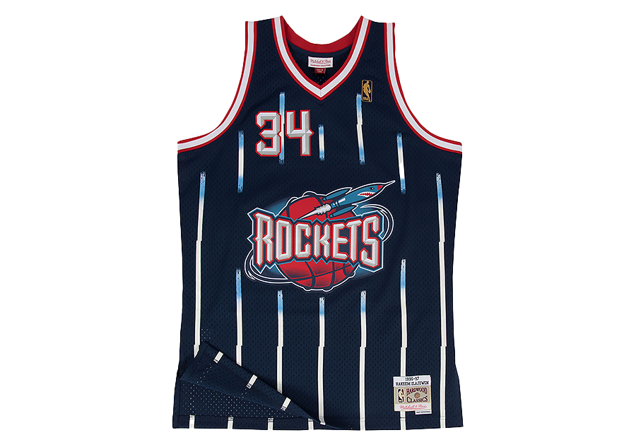 Retro Hakeem Olajuwon #34 Houston Rockets Swingman Basketball Jersey Stitched 