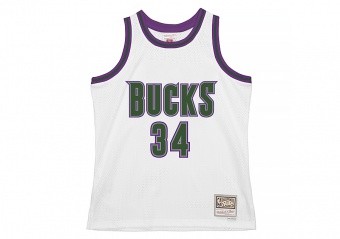 MITCHELL & NESS SWINGMAN JERSEY MILWAUKEE BUCKS - RAY ALLEN