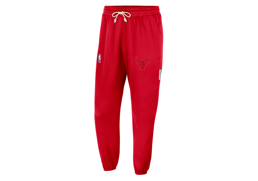 NIKE NBA CHICAGO BULLS DRI-FIT STANDARD ISSUE PANTS UNIVERSITY RED