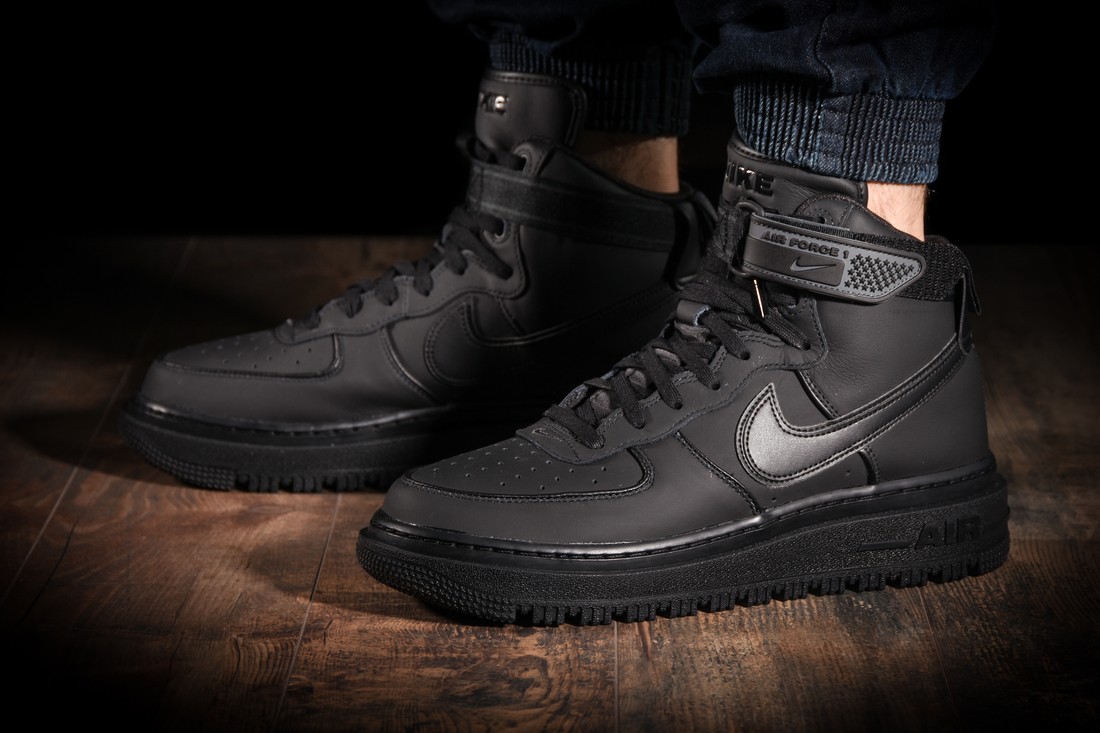 Nike Air Force 1 Original Shoes Trainers uk Size 3 to 5.5 triple black  Leather