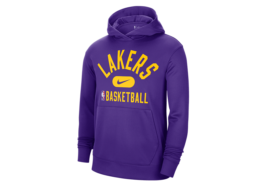 Youth Nike Purple Los Angeles Lakers Spotlight Performance Pullover Hoodie