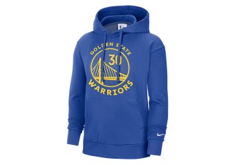 NIKE NBA GOLDEN STATE WARRIORS STEPHEN CURRY FLEECE ESSENTIAL RUSH BLUE