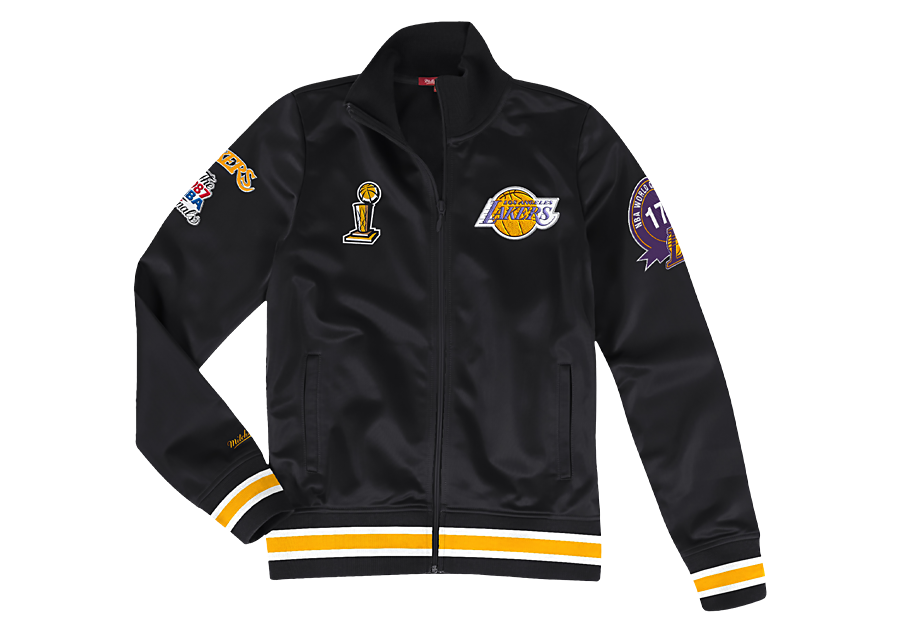 MITCHELL & NESS CHAMP CITY TRACK JACKET LOS ANGELES LAKERS for £95.00