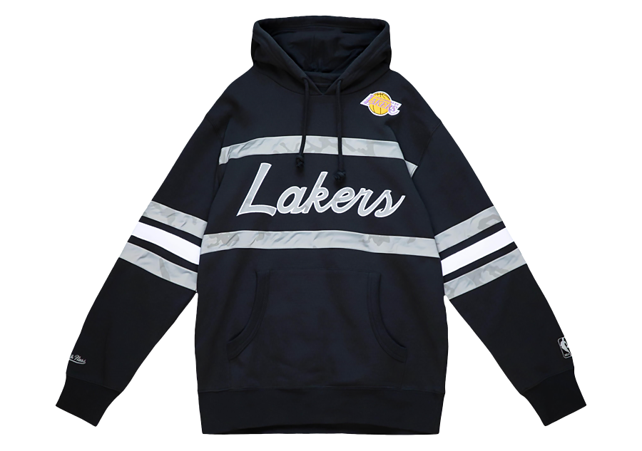 Mitchell & Ness Los Angeles Lakers Head Coach Hoodie Purple - Size M