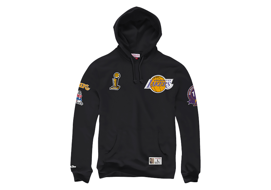 Mitchell & Ness Los Angeles Lakers Head Coach Hoodie Purple - Size M