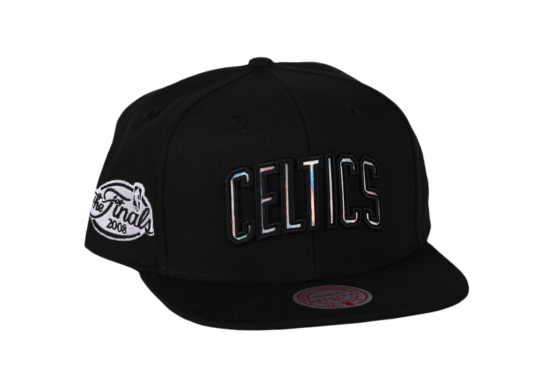 MITCHELL & NESS IRIDESCENT WORDMARK SNAPBACK HWC BOSTON CELTICS