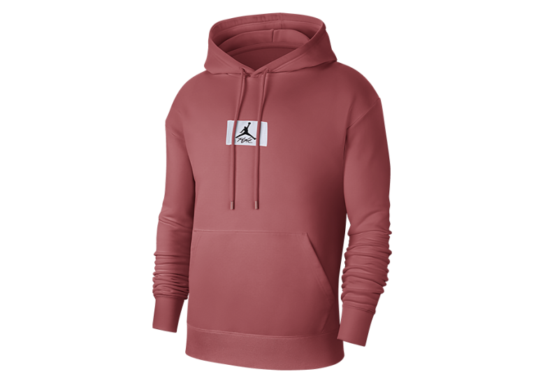 NIKE AIR JORDAN ESSENTIALS STATEMENT FLEECE HOODIE CANYON RUST KicksManiac