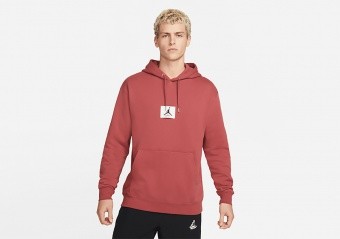 NIKE AIR JORDAN ESSENTIALS STATEMENT FLEECE HOODIE CANYON RUST