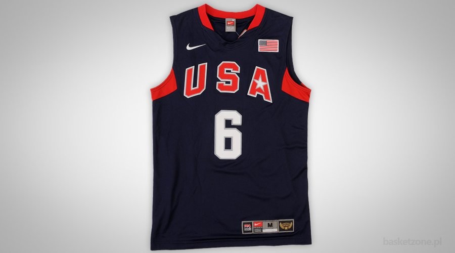 NIKE LEBRON USAB TWILL JERSEY JAMES