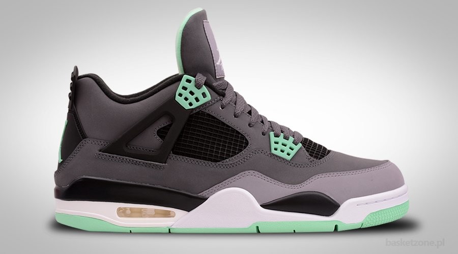 NIKE AIR JORDAN 4 RETRO GREEN GLOW price 1742.50SEK Basketzone