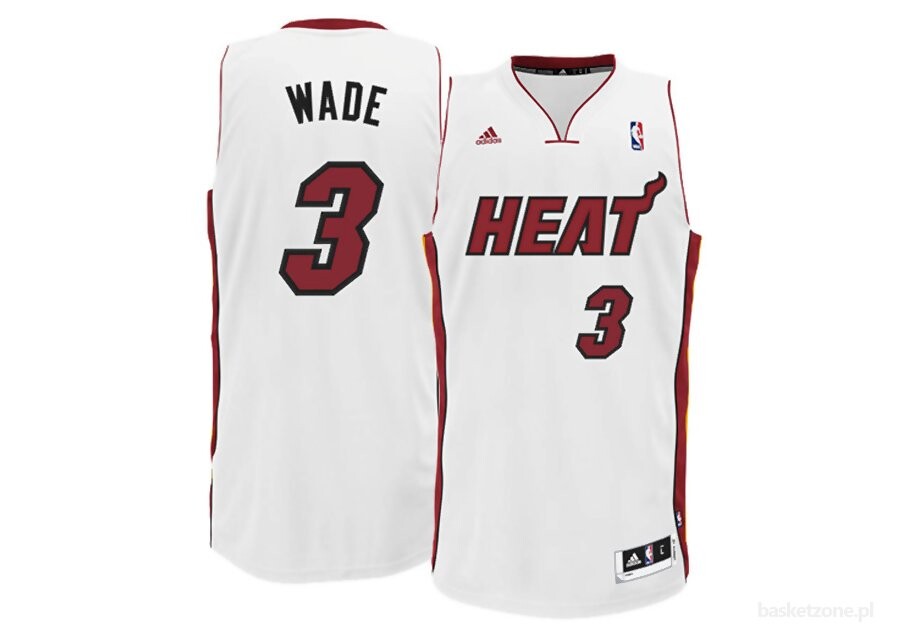 ADIDAS MIAMI HEAT HOME DWYANE WADE REPLICA JERSEY